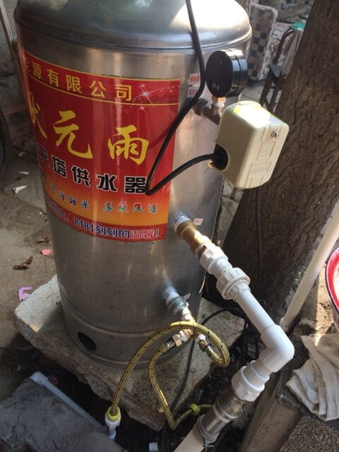 不銹鋼無塔供水器安裝使用示意圖